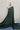 Dark Green Muslin Jamdani Saree with Zari buttis