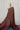 Maroon Muslin Saree with Golden Stripes