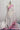 White Dhakai Jamdani with Multicolour Butis & Pink Border